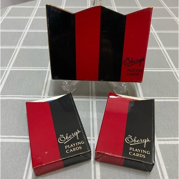 1958 Stig Lindberg Oberg & Son 2 Deck Playing Cards 465 Comedia Sweden Rare MCM - Picture 8 of 12